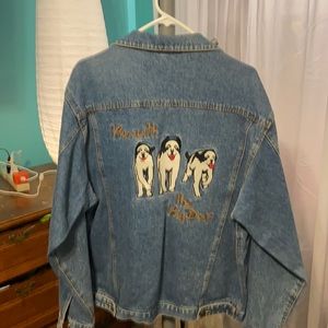 Big dogs denim jacket large